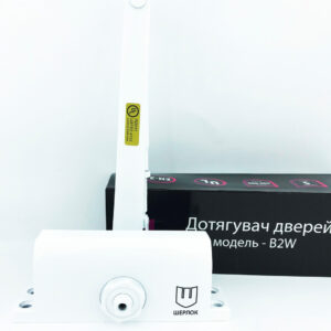 Дотягувач дверний Шерлок B2W білий (Китай)