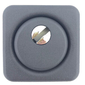 Броненакладка Protect 18mm з кільцем квадратна без відповідної частини BLACK чорний