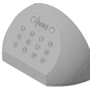 Замок кодовий DORI 4 GREY 30-70мм