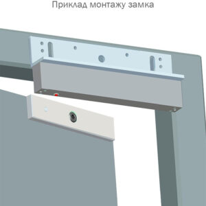 Замок електромагнітний YLI YM-350TLED 12/24В (Китай)