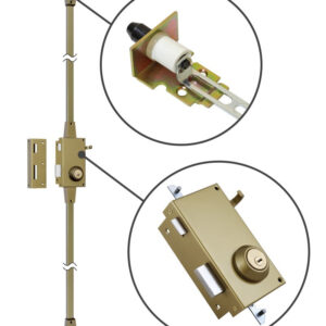 Замок накладний TESA 3-WAY TS30 T60 3KEY SP золото (Іспанія)