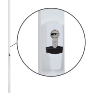 Замок накладний MUL-T-LOCK 2-WAY DIN EMA 1100 2500 мм білий (Ізраїль)