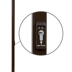 Замок накладної MUL-T-LOCK 2-WAY DIN M500 1200mm коричневий (Ізраїль)