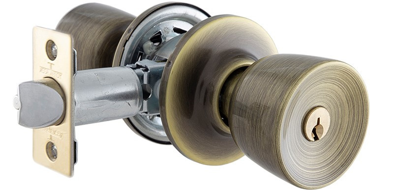 Замок врізний TESA KNOBSET 3500U0 3KEY з ручками TULIP антична бронза (Іспанія)
