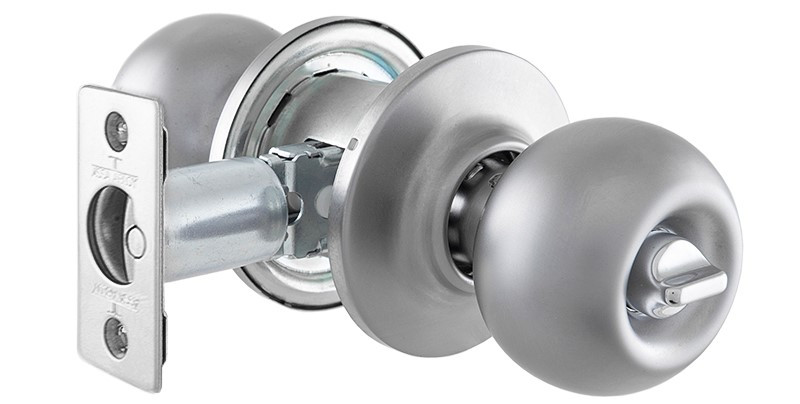 Замок врізний TESA KNOBSET 3900U0 3KEY з ручками BOLA хром матовий (Іспанія)
