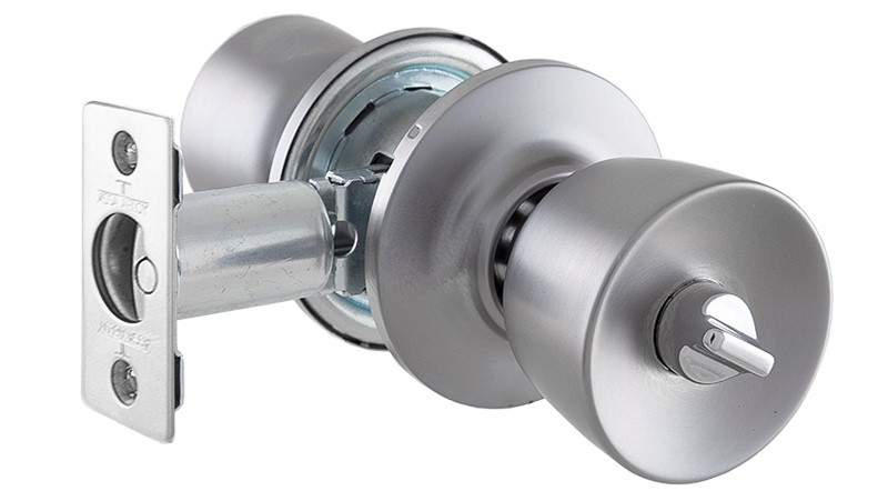 Замок врізний TESA KNOBSET 3500U0 3KEY з ручками TULIP хром матовий (Іспанія)