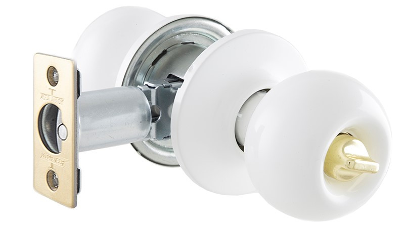 Замок врізний TESA KNOBSET 3900U0 3KEY з ручками BOLA білий (Іспанія)