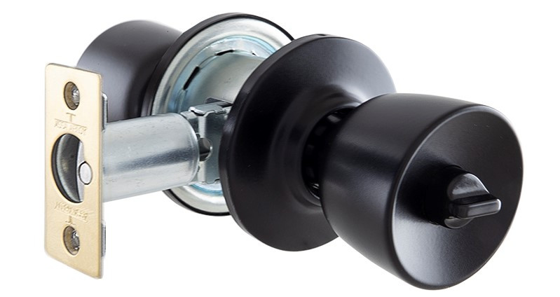 Замок врізний TESA KNOBSET 3500U0 3KEY з ручками TULIP чорний (Іспанія)