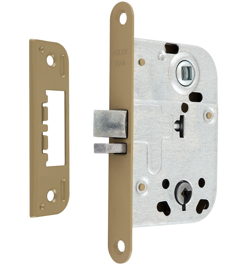 Замок врізний ABLOY WC 5mm 2014 UNIV BS45мм 72мм 1KEY зі зворотною планкою латунь (Фінляндія)