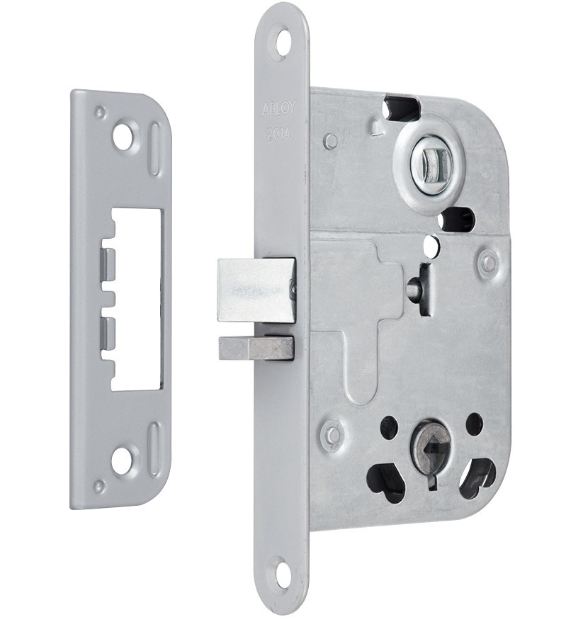 Замок врізний ABLOY WC 5mm 2014 UNIV BS45мм 72мм 1KEY зі зворотною планкою сірий металік (Фінляндія)