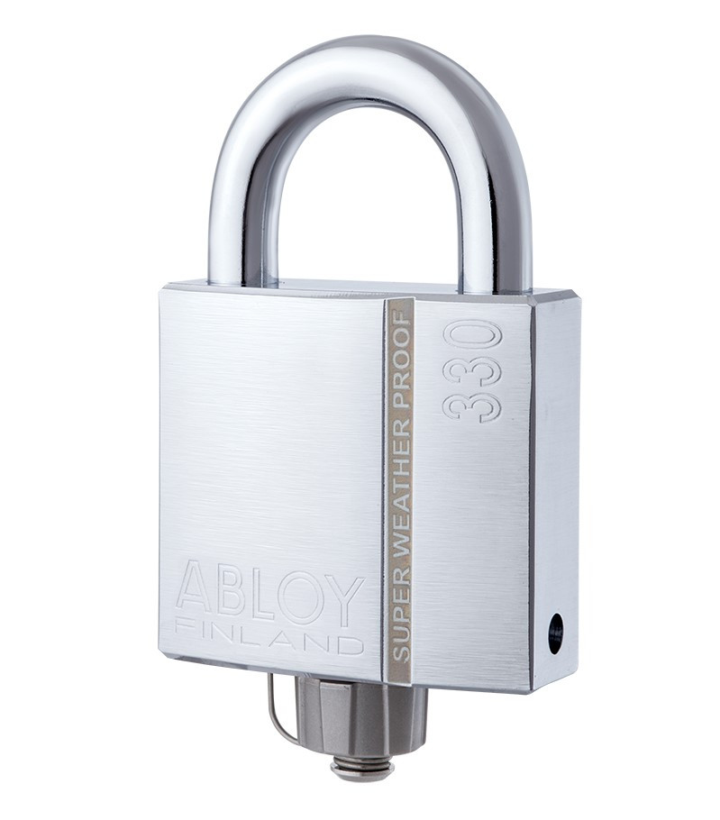 Навісний замок ABLOY PLM330 SENTRY BA66EE 2KEY 25 мм 8 мм хром (Фінляндія)
