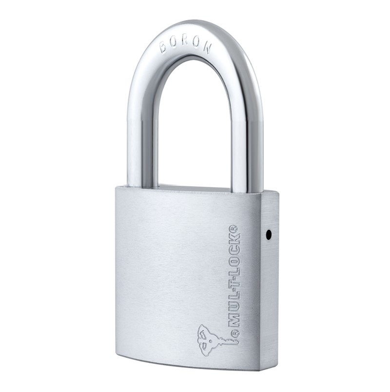 Навісний замок MUL-T-LOCK G55 ClassicPro 4867 2KEY 50мм 10мм сатин хром (Ізраїль)