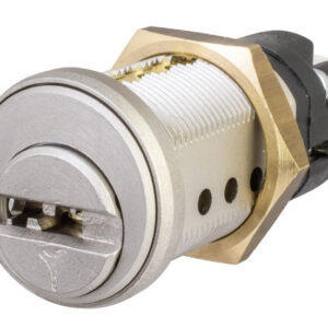 Замок для обладнання MUL-T-LOCK CAM19 19мм 22,2 мм SWITCH NST ClassicPro 3KEY нікель сатин (Ізраїль)