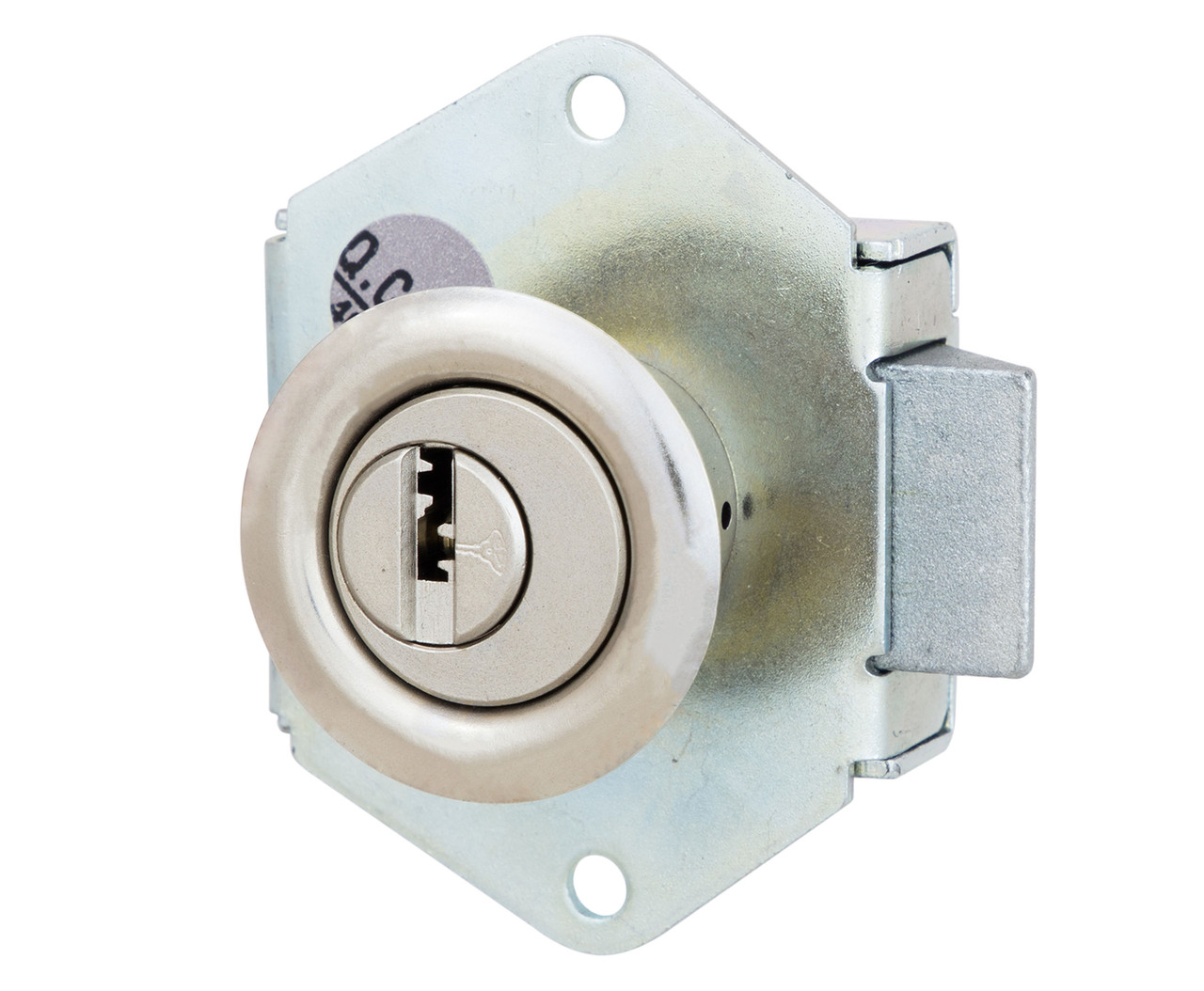 Меблевий замок MUL-T-LOCK DRAWER LATCH Heavy Duty 22мм 21,5 мм CLASSIC 3KEY 064 нікель сатин (Ізраїль)