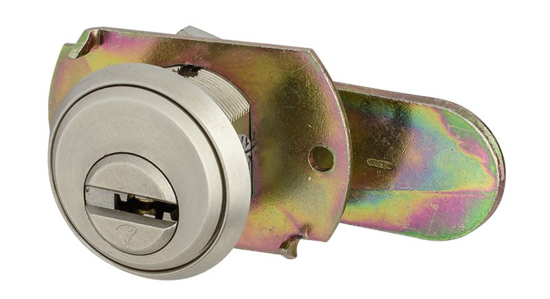 Замок для шаф MUL-T-LOCK CAM22 22мм 27,3 мм 5PIN R CLASSIC 3KEY 035 UNIV нікель сатин (Ізраїль)