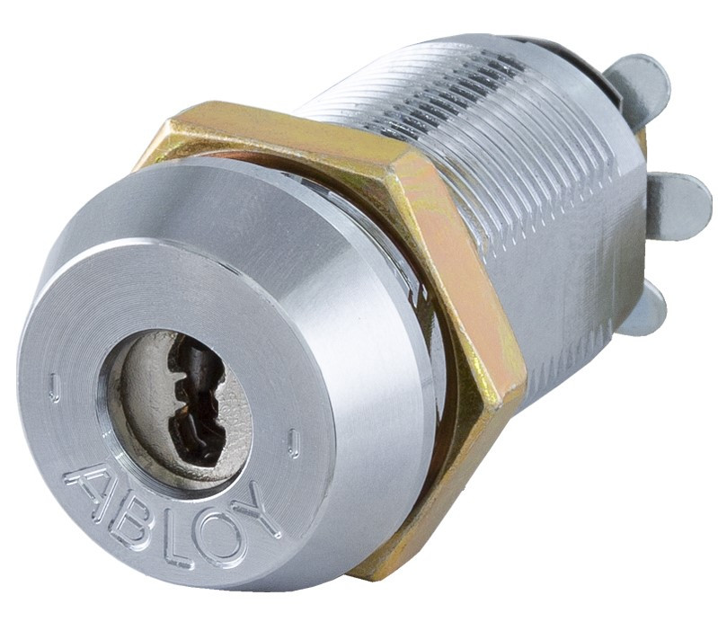 Замок для шаф ABLOY CL106 19мм 28,5 мм PROTEC 2KEY PRO N NA77FF правий хром полірований (Фінляндія)