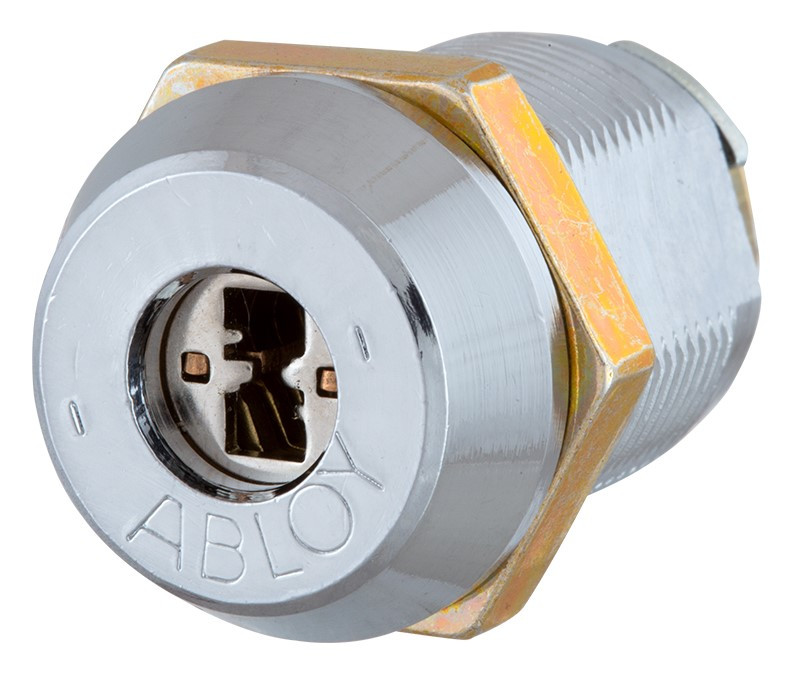 Замок для обладнання ABLOY CL203 19мм 22,5 мм SENTRY 2KEY STR B BA66EE правий хром полірований (Фінляндія)
