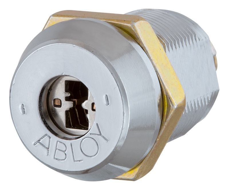 Замок для шаф ABLOY CL100 19мм 22,5 мм SENTRY 2KEY STR B BA66XX правий хром полірований (Фінляндія)