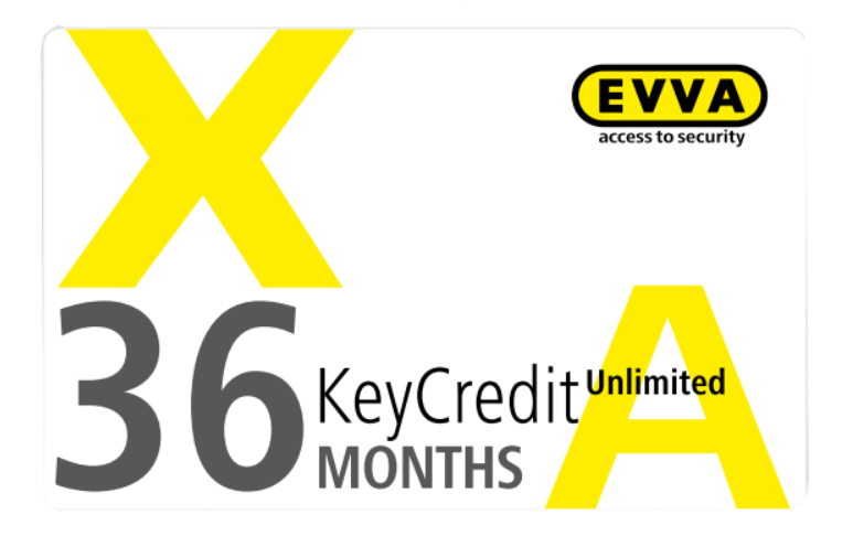 Карта доступу Evva AirKey Key Credits Безліміт 36 місяців (Австрія)