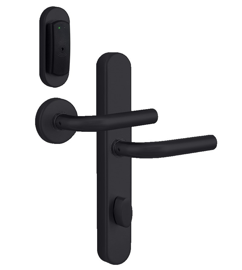 Готельний замок TESA SPY DESIGN V3 VECTOR MIFARE P 2UB4 Rounded UNIV STD чорний (Іспанія)
