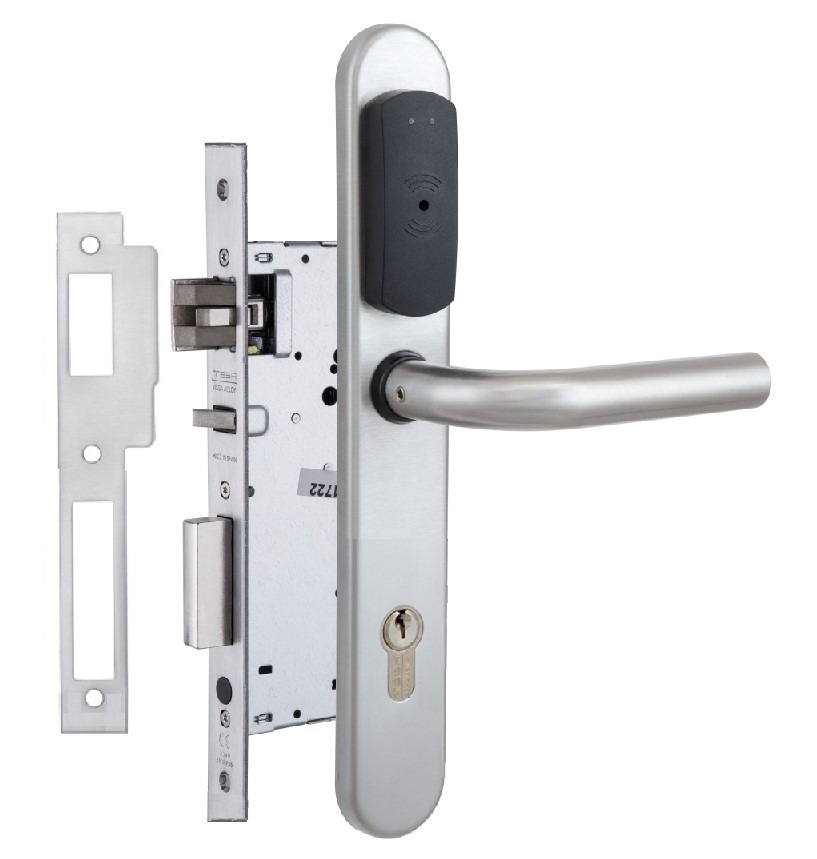 Готельний замок TESA SPY V3 VECTOR ISO 15693 FLEXSPACE P+V 2UB0 ВЅ50мм 23мм матова нерж. сталь (Іспанія)