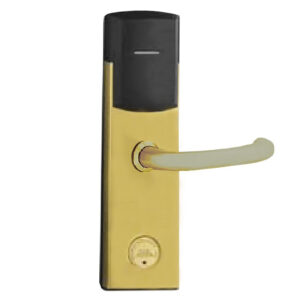 Замок для готелів JWM F1-A-U RR-handle MIFARE ADEL Mortise 38-55 мм правий латунь (Китай)