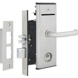 Замок для готелів JWM M1000-А-PP U-handle MAGNETIC Mortise-A 38-55 мм правий нерж. сталь (Китай)