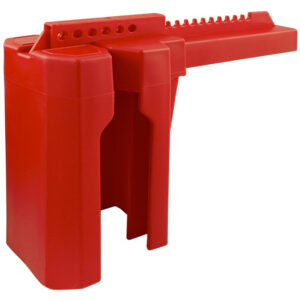 Блокатор E-SQUARE кульового вентиля накладний 50-200 мм червоний (Індія)