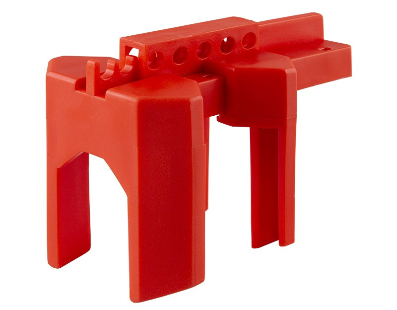 Блокатор E-SQUARE кульового вентиля накладний 12,5-31 мм червоний (Індія)