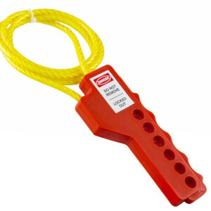 Тросовий блокатор E-SQUARE багатоцільовий віджимною + 1 м трос (Індія)