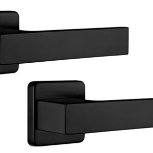 Чорна ручка для дверей Rostex Ravena H53 38-52мм (Чехія)