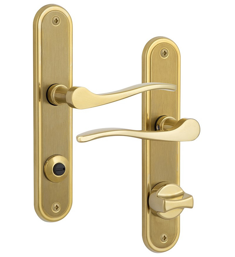 Фурнітура для дверей Rostex Elegant 72мм WC 40-45мм титан (Чехія)