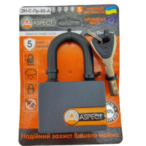 Замок навісний дисковий Aspect Premium ДТ-З-Пр60-А