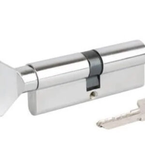 Циліндр "ВRUNO" 40/40мм Z лаз 80мм 5 кл повор. хром