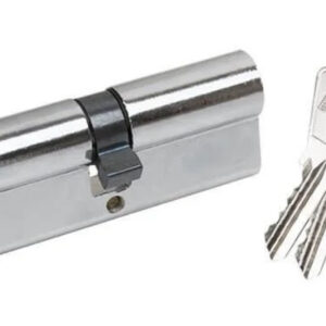 Циліндр "ВRUNO" 40/40 мм Z англ. 80мм 5кл повор. хром