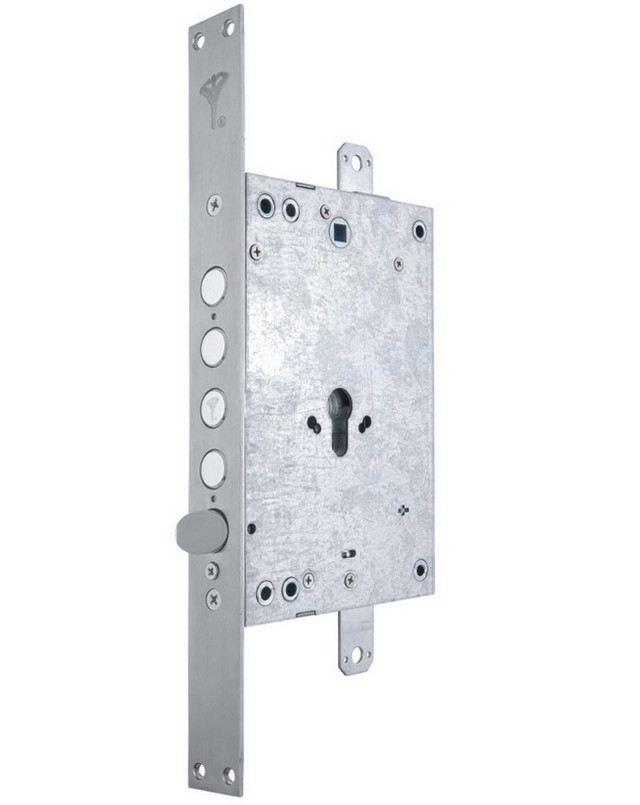 Замок врізний Mul-T-Lock 3-WAY DIN 014A нержавіюча сталь (Ізраїль)