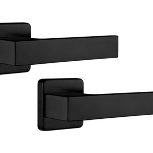 Ручка на розетці Rostex Ravena H56 38-45м чорний (Чехія)