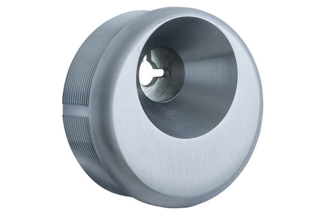 Броненакладка DISEC Monolito MA3086 Omega 22м матовий хром (Італія)