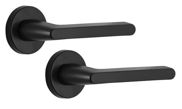 Ручка дверна ROSTEX MESINA H53 чорний (Чехія)