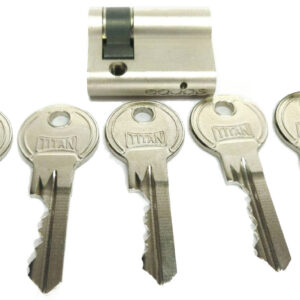 Titan K1 ключ/половинка нікель (Словенія)