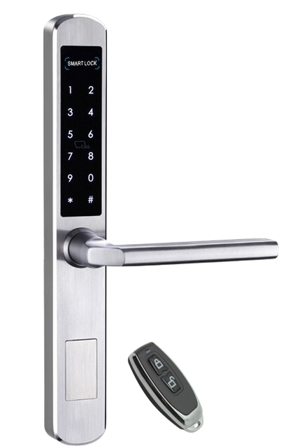 Електронний замок на алюмінієві та ПВХ двері TTLOCK SLIM сріблястий (Китай)