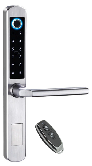 Біометричний всепогодний замок TTLOCK SLIM FP сріблястий (Китай)