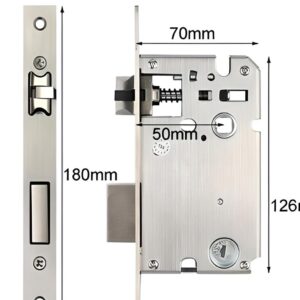 Врізний замок TTLOCK без циліндра 50 мм (Китай)