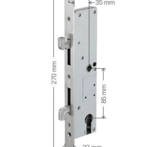 Замок для розсувних дверей TTLOCK 35х85 D (Китай)
