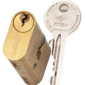 Циліндр овальний Cisa 08210 80 мм 40х40 ключ/ключ 3 ключі (Італія)