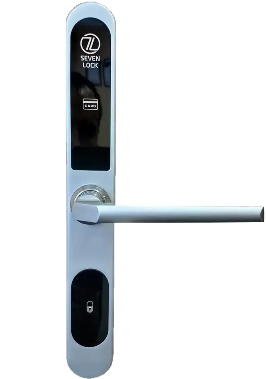 Електронний RFID замок для офісів SEVEN LOCK SL-7737S silver ID EM