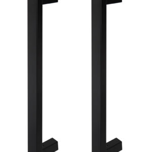 Дверні ручки скоби ABARO Sydney 90° L:1800 X:1300 W:40*20 mm BM чорний (Україна)