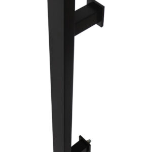 Ручка дверна ABARO Sydney 90° L:1800 X:1300 W:40*20 mm BM половинка чорний (Україна)