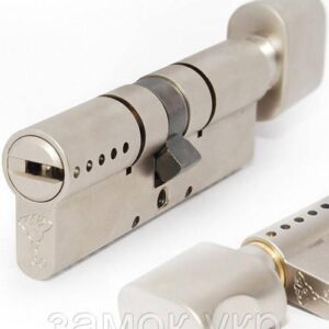 Циліндр Mul-t-lock Interactive+ ключ/тумблер нікель сатин (Ізраїль) 120 мм 70х50Т