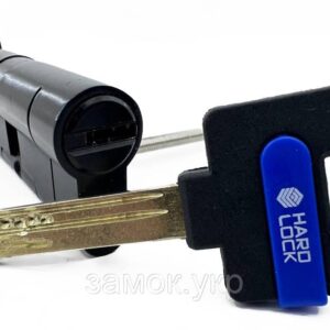 Циліндр Hard Lock K-серія ключ/тумблер чорний (Китай) 100 мм 50х50Т